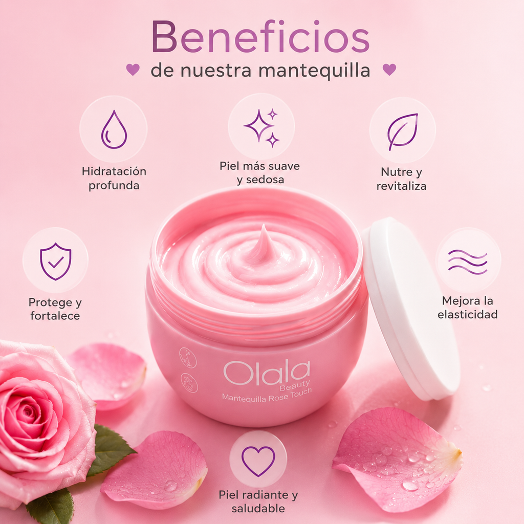 Mantequilla corporal Olala Beauty - Rose Touch🩷