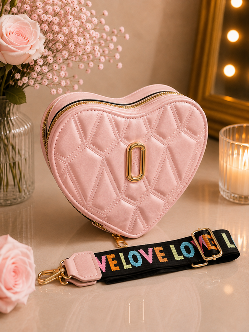 Bolso Corazón Elegante para Mujer con Correa LOVE ✨