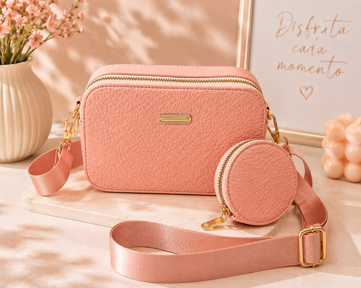 Bolso de dama con monedero - 4 colores disponibles