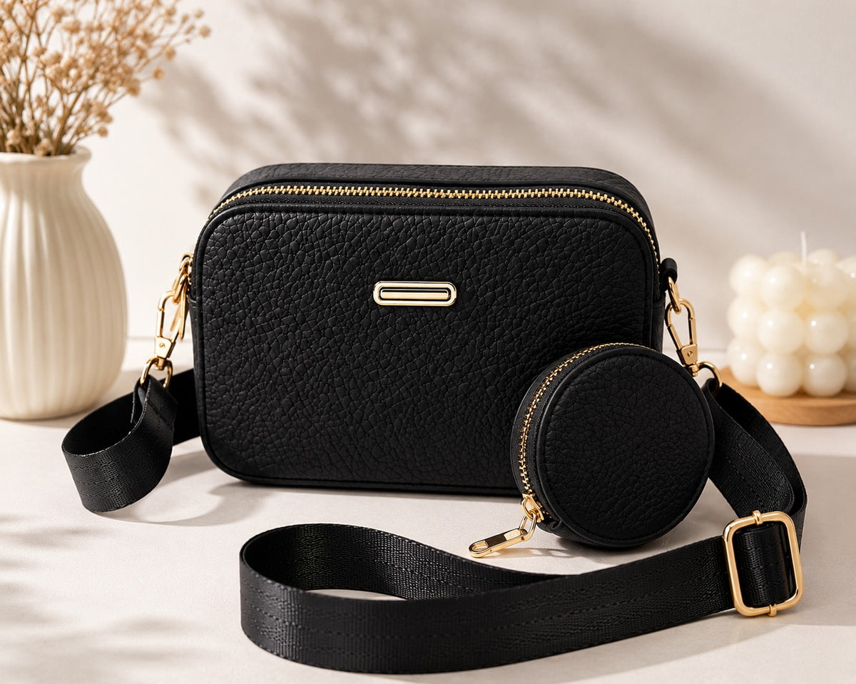 Bolso de dama con monedero - 4 colores disponibles